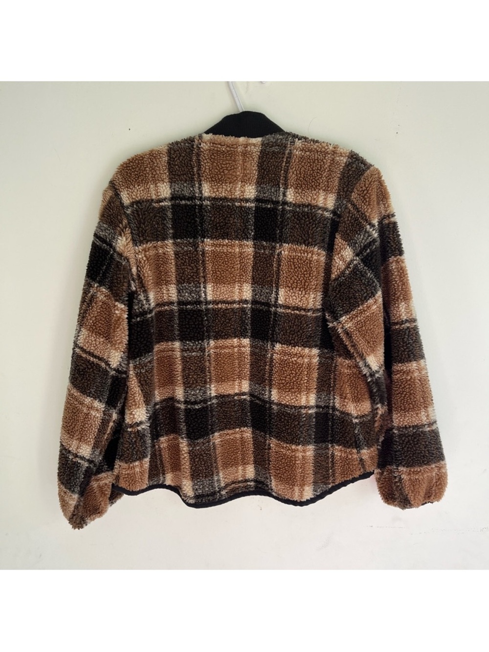 THE GREAT Sherpa Bomber Jacket Size 0 - Picture 6 of 11
